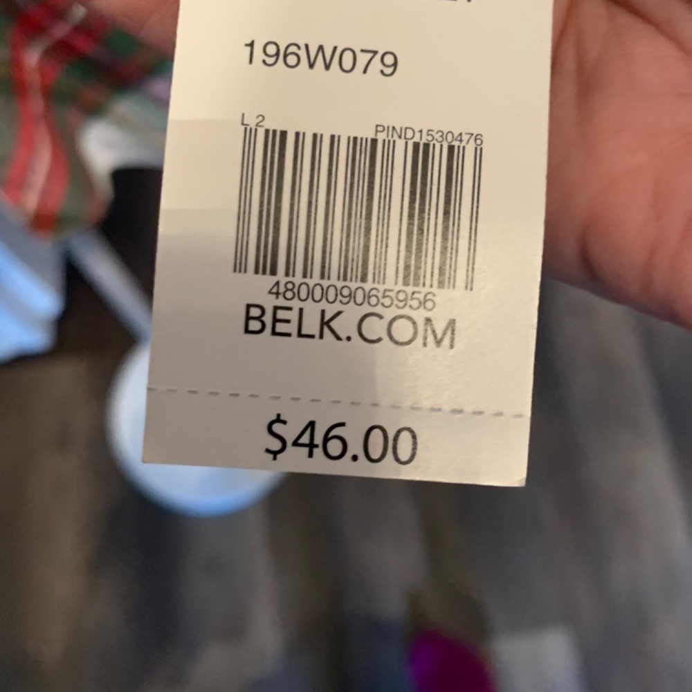 Kim Rogers easy care plaid shirt. NWT. Retsil‎ 46 - Picture 5 of 6